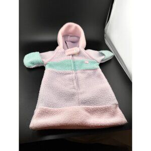 Cabbage Patch Kids Beans Bottom Babies Fleece Sleep Sack Purple 1980s Vtg Coleco